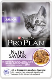 PURINA Pro Plan Kitten Junior NutriSavour Indyk 85g - Zdjęcie nr 2