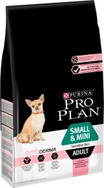 PURINA Pro Plan Adult Small/Mini SENSITIVE SKIN OptiDerma Łosoś 7kg - Zdjęcie główne