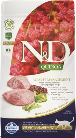 FARMINA ND QUINOA CAT Weight Management Lamb / Broccoli 1,5kg