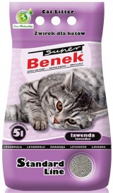 Super BENEK Standard Lawenda Żwirek bentonitowy 5l