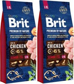 BRIT Premium by Nature Senior L + XL 2x15kg - Zdjęcie główne