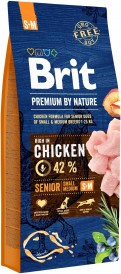 BRIT Premium by Nature Senior S + M 1kg - Zdjęcie główne