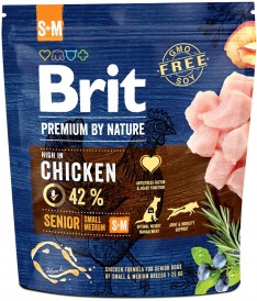 BRIT Premium by Nature Senior S + M 1kg - Zdjęcie nr 2