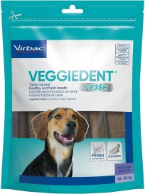VIRBAC Veggiedent Fr3sh Gryzaki 15 szt. M - Zdjęcie główne