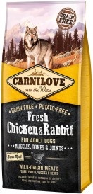 CARNILOVE Dog Adult Fresh Chicken / Rabbit 12kg