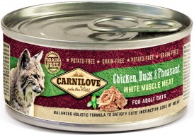 CARNILOVE Cat Adult Chicken Duck / Pheasant puszka 100g - Zdjęcie główne