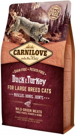 CARNILOVE Cat Adult Duck / Turkey Large Breed 2kg