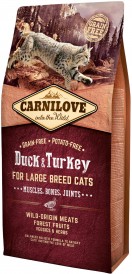 CARNILOVE Cat Adult Duck / Turkey Large Breed 6kg