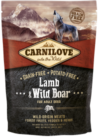 CARNILOVE Dog Adult Lamb / Wild Boar Jagnięcina Dzik 1,5kg - Zdjęcie główne