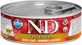 FARMINA ND QUINOA CAT Skin / Coat Herring Coconut 80g - Zdjęcie nr 2