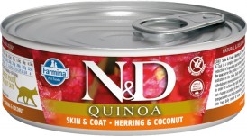 FARMINA ND QUINOA CAT Skin / Coat Herring Coconut 80g