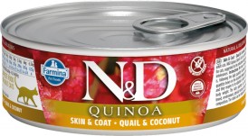 FARMINA ND QUINOA CAT Skin / Coat Quail Coconut 80g - Zdjęcie nr 2