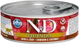 FARMINA ND QUINOA CAT Skin / Coat Venison Coconut 80g - Zdjęcie nr 2