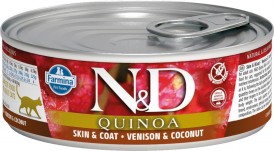 FARMINA ND QUINOA CAT Skin / Coat Venison Coconut 80g