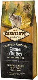 CARNILOVE Dog Adult Large Breed  Salmon / Turkey 12kg - Zdjęcie główne