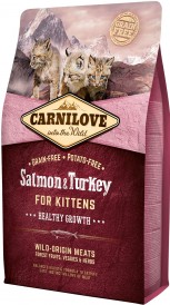 CARNILOVE Cat Kitten Salmon / Turkey dla kociąt 2kg - Zdjęcie główne