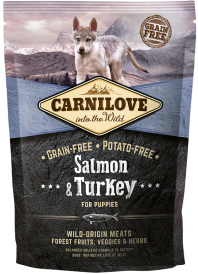 CARNILOVE Dog Puppies Salmon / Turkey 1,5kg