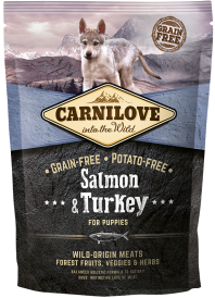 CARNILOVE Dog Puppies Salmon / Turkey 1,5kg - Zdjęcie główne