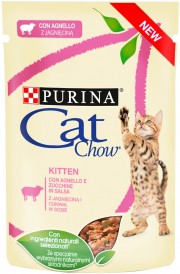 PURINA Cat Chow KITTEN Jagnięcina Cukinia 85g - Zdjęcie nr 2