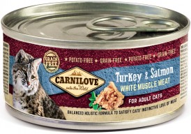 CARNILOVE Cat Adult Turkey / Salmon Adult puszka 100g