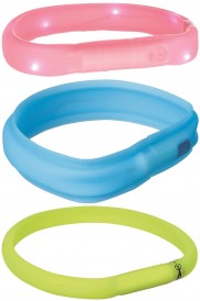 TRIXIE Opaska świecąca USB Safer Life L-XL Niebieska - Zdjęcie nr 2