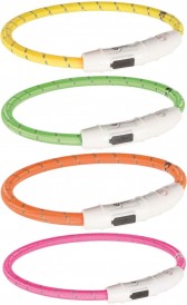 TRIXIE Obroża migająca USB Safer Life L-XL Pomarańczowa - Zdjęcie nr 2