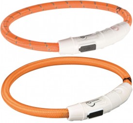 TRIXIE Obroża migająca USB Safer Life XS-S Pomarańczowa - Zdjęcie główne