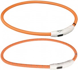 TRIXIE Obroża migająca USB Safer Life L-XL Pomarańczowa - Zdjęcie główne