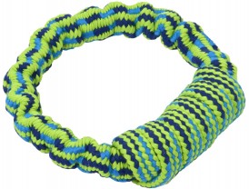 BUSTER COLOUR Zabawka linowa z uchwytem 16cm - Zdjęcie główne