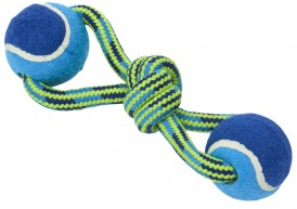 BUSTER COLOUR Sznur z podwójną piłką tenisową 18cm - Zdjęcie główne
