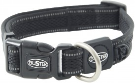 BUSTER REFLECTIVE MESH Obroża Czarna Roz.M