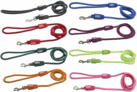BUSTER REFLECTIVE ROPE Smycz Linka Czarna 120cm/8mm - Zdjęcie główne