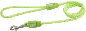 BUSTER REFLECTIVE ROPE Smycz Linka Cytrynowa 120cm/8mm - Zdjęcie główne