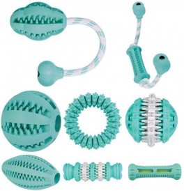 TRIXIE Piłka Gumowa DENTA FUN Miętowa 7cm - Zdjęcie nr 2
