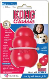 KONG Original Gryzak dla psa czerwony M - Zdjęcie nr 2