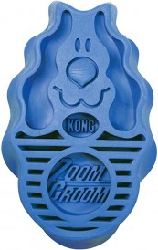 KONG ZOOMGROOM Zgrzebło gumowe dla psa RÓŻOWE - Zdjęcie nr 2