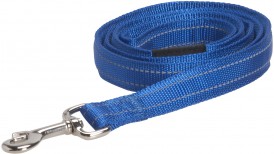 BUSTER Smycz odblaskowa 2cm x 1,4m NIEBIESKA - Zdjęcie główne