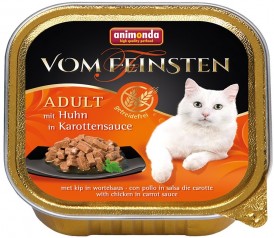 ANIMONDA Vom Feinsten Cat ADULT Kurczak Marchewka Sos 100g - Zdjęcie główne