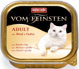 ANIMONDA Vom Feinsten Cat ADULT Wołowina Kurczak 100g - Zdjęcie główne