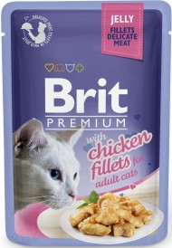 BRIT Premium Cat Jelly Fillets Chicken KURCZAK galaretka 85g