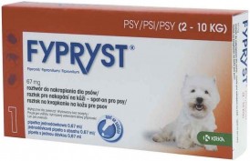 FYPRYST Spot-On Psy 2-10 kg 1szt. *ODBIÓR WŁASNY, ZLECENIE KURIERA*