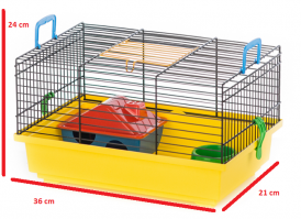 INTER-ZOO Klatka chorobówka dla myszek i chomików TEDDY EKO SUPERCENA!*TYLKO-ODBIÓR-OSOBISTY* - Zdjęcie nr 2