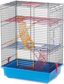INTER-ZOO Klatka dla chomika TEDDY II COLOR + SPRĘŻYNA*TYLKO-ODBIÓR-OSOBISTY* - Zdjęcie główne