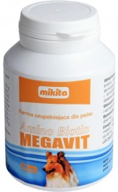 MIKITA MEGAVIT Amino Biotin Witaminy dla psów na sierść 50tabl - Zdjęcie nr 2
