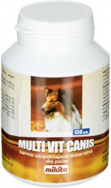 MIKITA MULTI VIT CANIS Witaminy dla psów 150tabl. - Zdjęcie główne