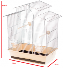 INTER-ZOO IZA II ZINC Klatka dla ptaków*TYLKO-ODBIÓR-OSOBISTY* - Zdjęcie nr 2