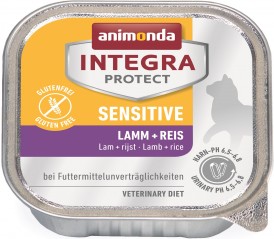 ANIMONDA INTEGRA Protect SENSITIVE Jagnięcina Ryż dla kota 100g - Zdjęcie główne