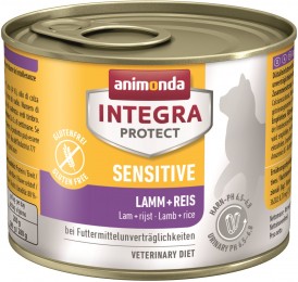 ANIMONDA INTEGRA Protect SENSITIVE Jagnięcina Ryż dla kota 200g - Zdjęcie główne