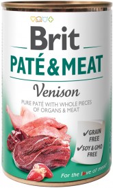 BRIT Paté / Meat Venison DZICZYZNA 400g - Zdjęcie główne