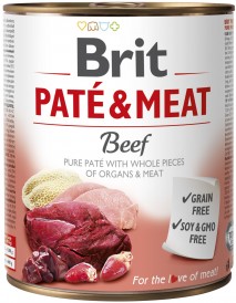 BRIT Paté / Meat Beef WOŁOWINA 800g - Zdjęcie główne